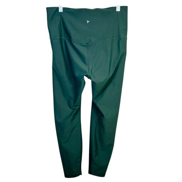 Old Navy Active Powersoft Go-Dry Extra High-Rise Leggings L Green - Picture 3 of 6